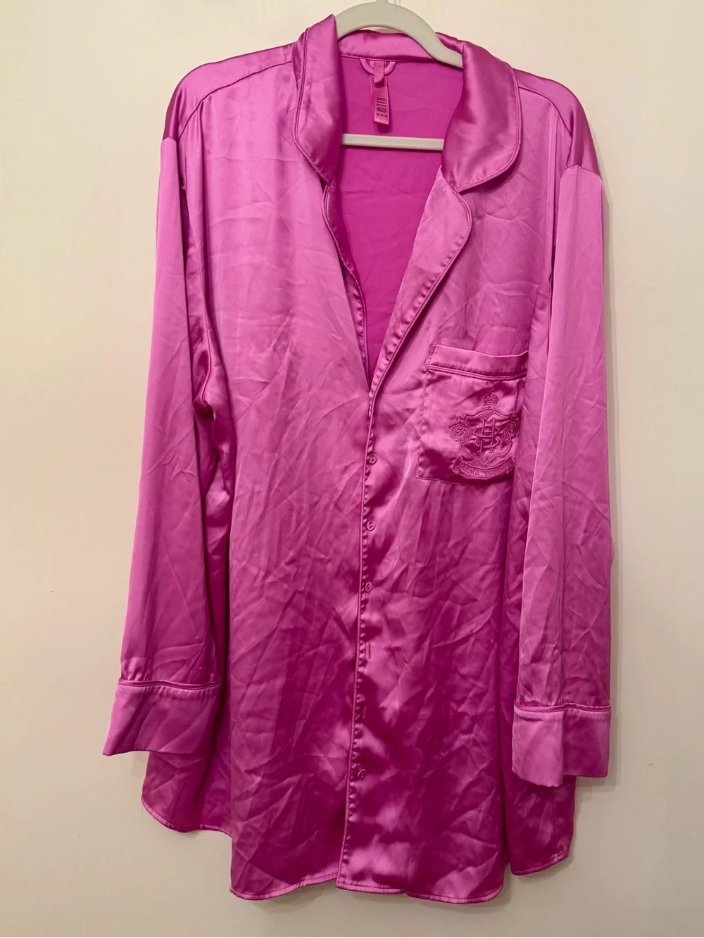 Rare SKIMS Hotel Collection Orchid Pink Satin Sleep Dress Plus size 3x